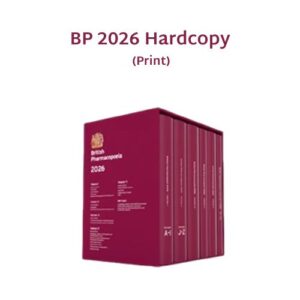 British Pharmacopoeia 2026 Hard Copy (Printed) Edition